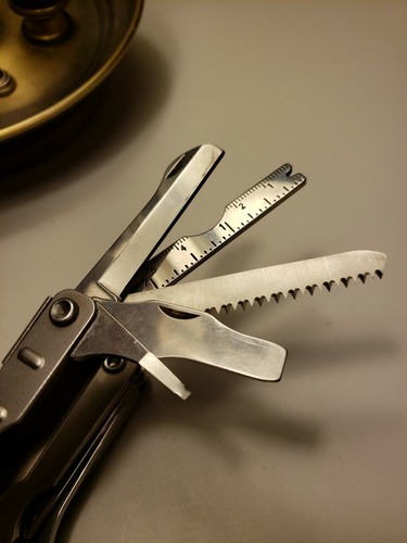 SCHRADE TOUGH TOOL MADE IN USA  MULTI-TOOL VINTAGE ORIGINAL SHEATH