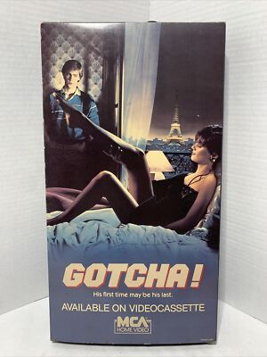 1985 Gotcha MCA Large VHS Box Video Store Movie Display 15 