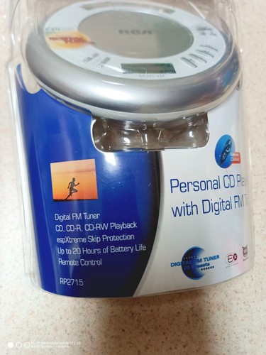 RCA RP2715 Walkman Portable Disc Compact CD Player with remote