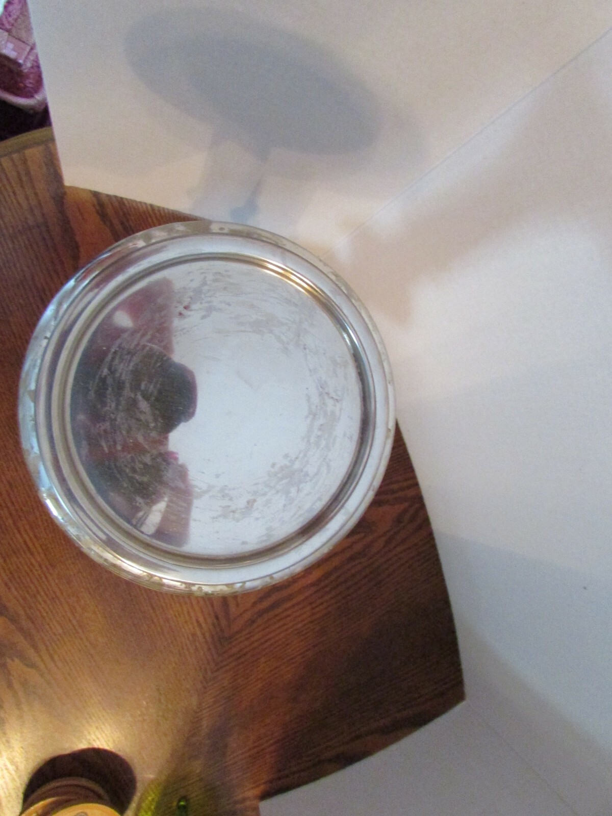 SILVER MERCURY CANDLE HOLDER/CANDLESTICK