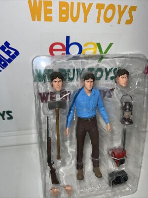 NECA 40th Anniversary The Evil Dead Ultimate Ash 7'' Action Figure Loose  