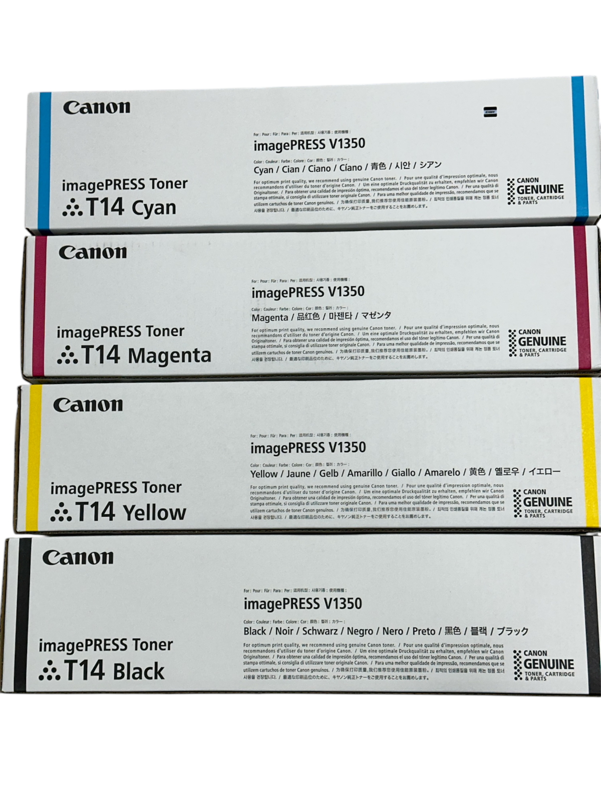 19時迄値下キヤノン imagePRESS Toner T01 4色8本まとめて Canon T01 Set | Original Canon Laser Toner Cartridges