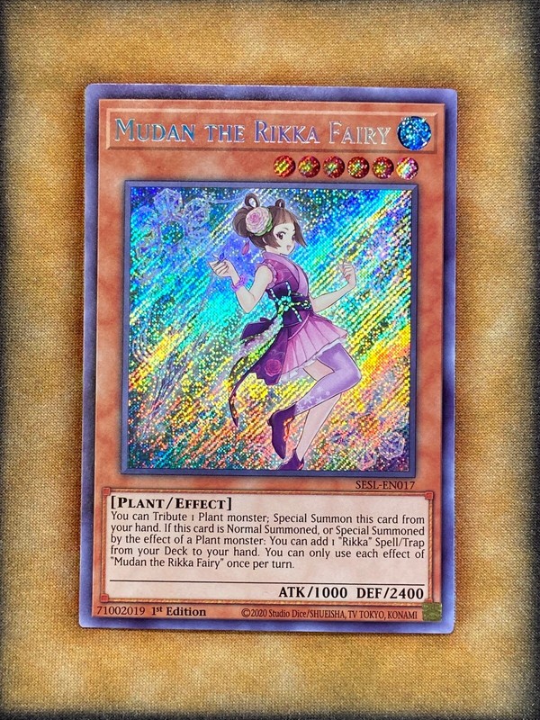 Yugioh Mudan the Rikka Fairy SESL-EN017 Secret Rare 1st Ed