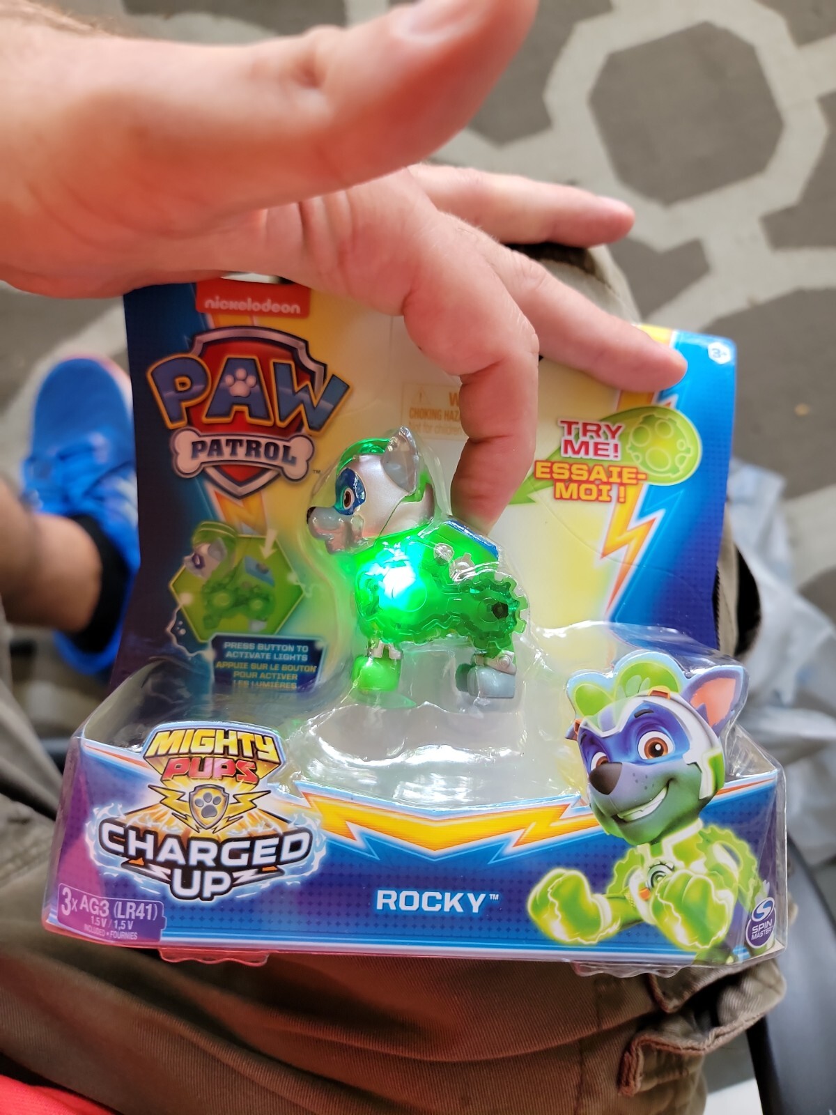 paw patrol charged up rocky