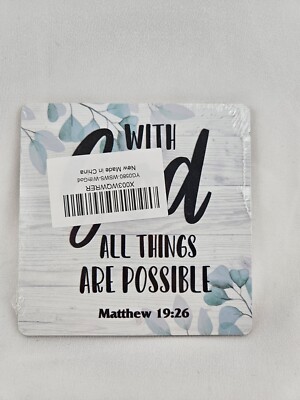 Inspirational Christian Gifts Desk Decor Motivational Positive Quote...