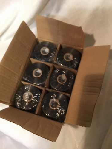 Genuine Zebra 6X New Box 05319BK08345 5319 Wax Ribbon