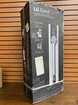 LG - CordZero All-in-One Wet/Dry Cordless Stick Vacuum Power Mop - Sand Beige