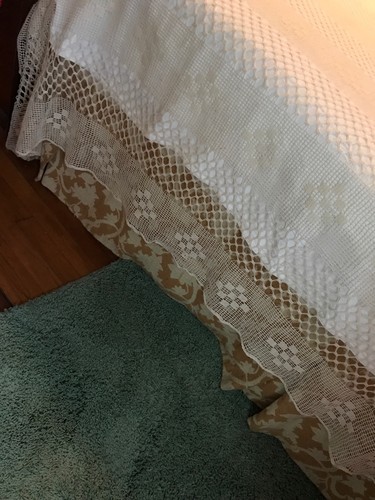 Vintage Rare Hand-Crocheted Tablecloth/Bedspread Perfection Personified Large