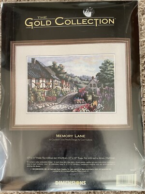 DIMENSIONS Gold Collection Cross Stitch Kit MEMORY LANE Carl Valente 3817 USA