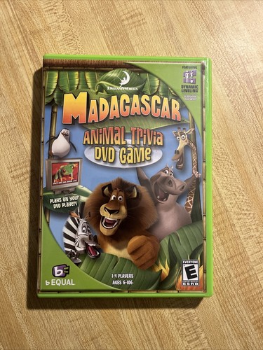 その他 Visit to the Animal Man Lizards [DVD] Madagascar DVD Animal Trivia Game For 1-4 Players 2005