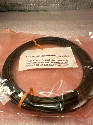 ALLEN BRADLEY 80026-053-06 ESKA PLASTIC OPTICAL FIBER ASSEMBLY 6.5M