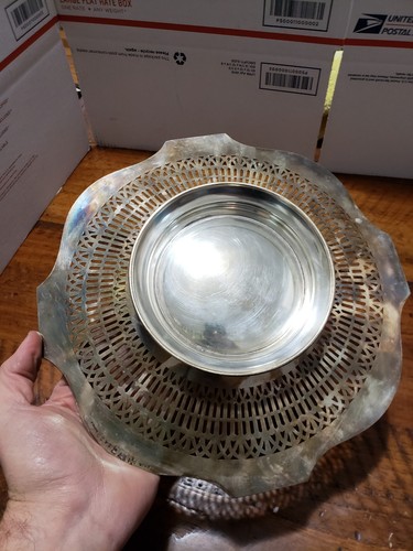 Vintage silver plate  Sheffield LBS Co. Boston 1423