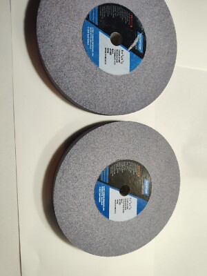 NORTON Straight Grinding Wheels 2pk: 6 in Dia 60 Grit Aluminum Oxide 66252837420