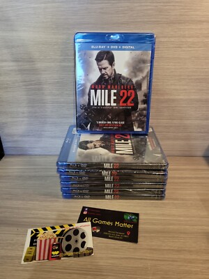 NEW MILE 22 BLU RAY DVD DIGITAL 2 DISC SET FREE SHIPPING BUY IT NOW
