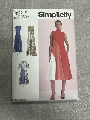 Simplicity Dress Sewing Pattern R12017 Sizes: 4-12 New In Package