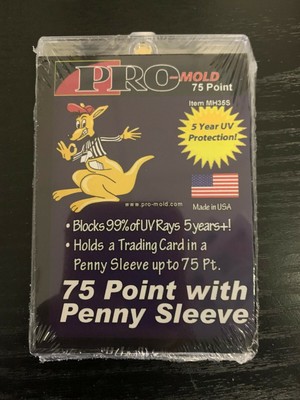 1 Pro-Mold Magnetic UV Card Holder w/ Sleeve - Thick Card 75pt (MH75S)