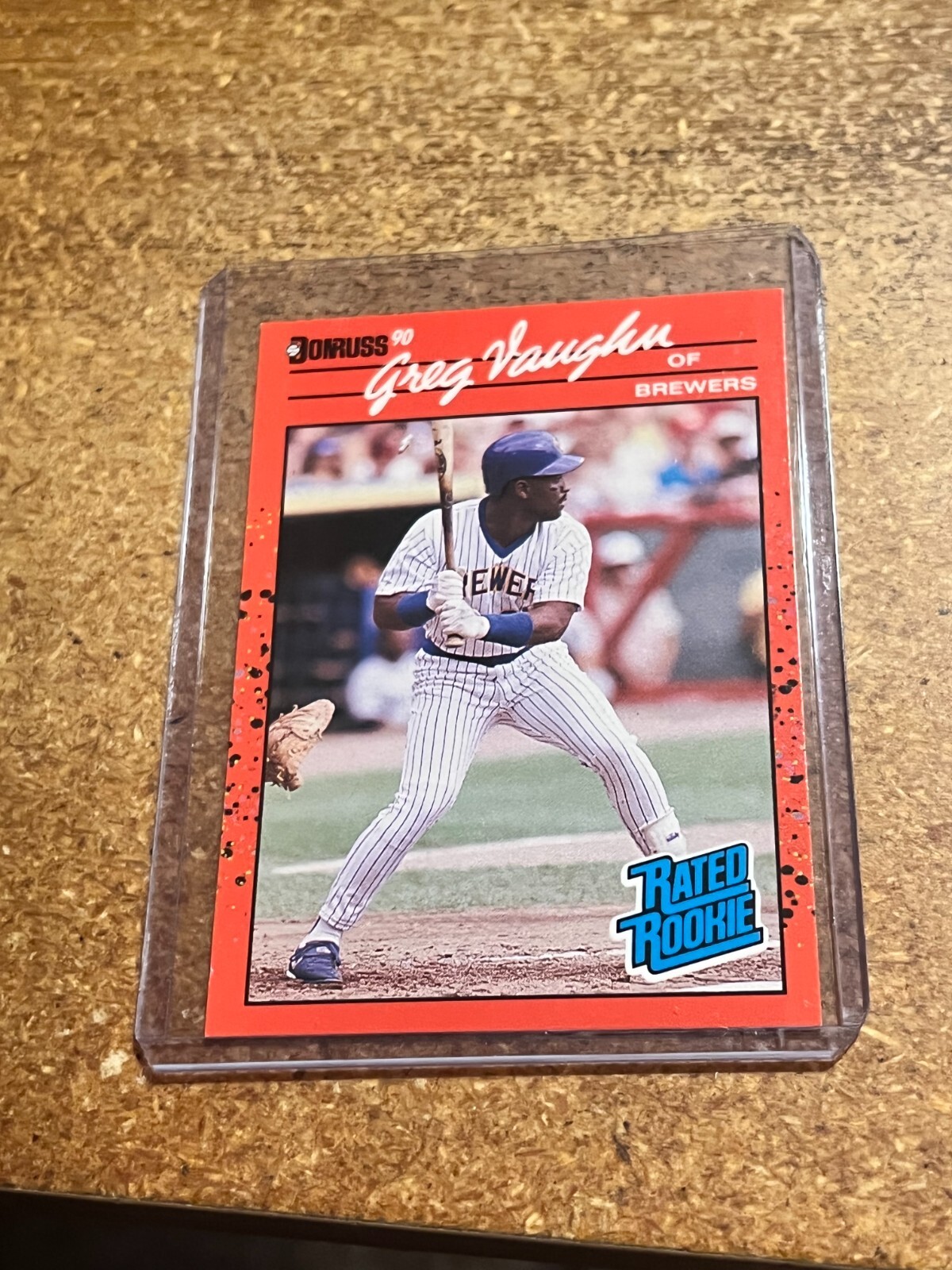 メジャーリーグ　カード　Greg Vaughn 1990 Greg Vaughn Fleer Baseball Card #339 | eBay