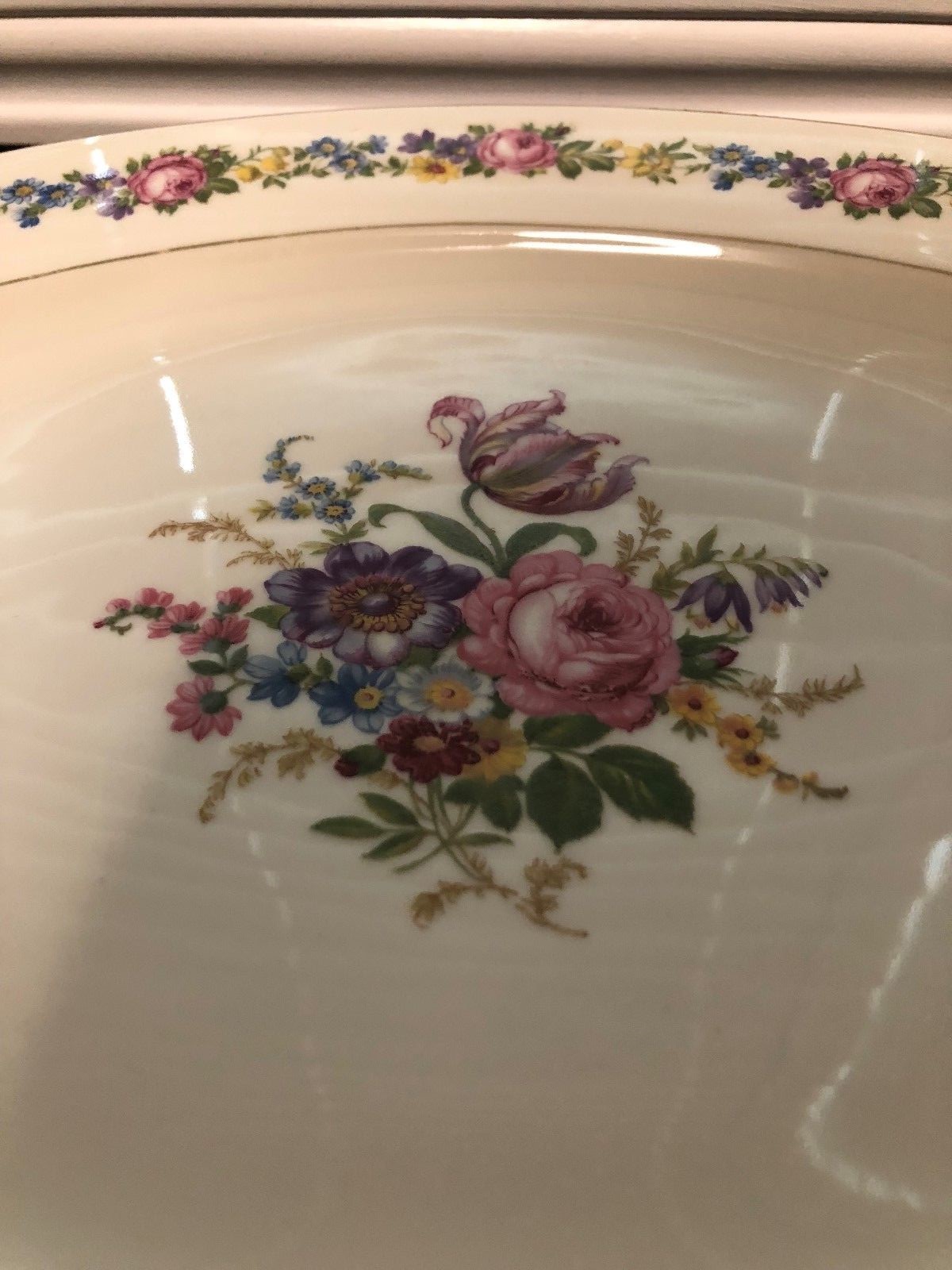 Czechoslovakia China Design # 23458 Oval Serving Platter pre-owned