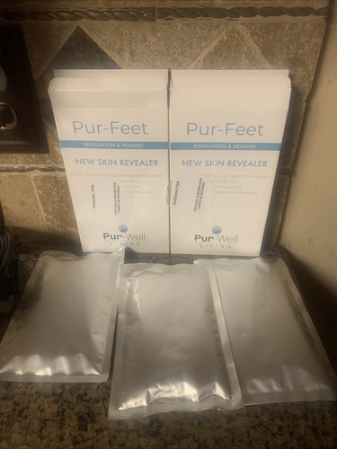 Pur-Well Living Pur-Feet Spa Foot Peel Treatment Exfoliation