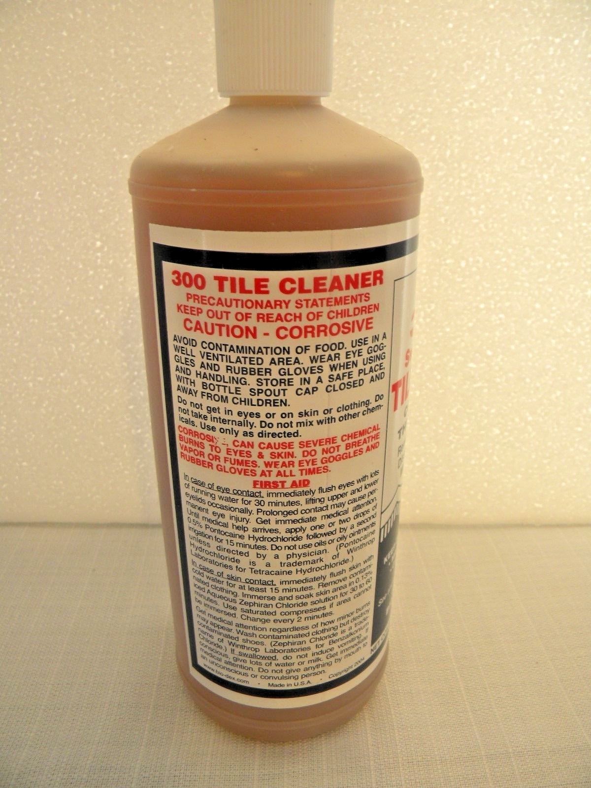BIO-DEX  #300  Pool Spa Tile Cleaner 1 Quart Bottle BD300 Made in USA Fast Ship