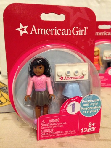 American Girl Mega Bloks Mini Figures Series #1 MIP Excellent Cond