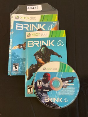 Brink Microsoft Xbox 360 No Case #AH432