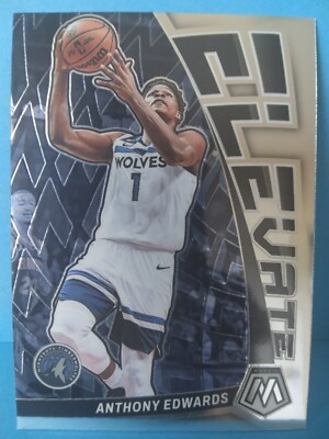 Anthony Edwards 2022 Panini Mosaic Silver Elevate #5
