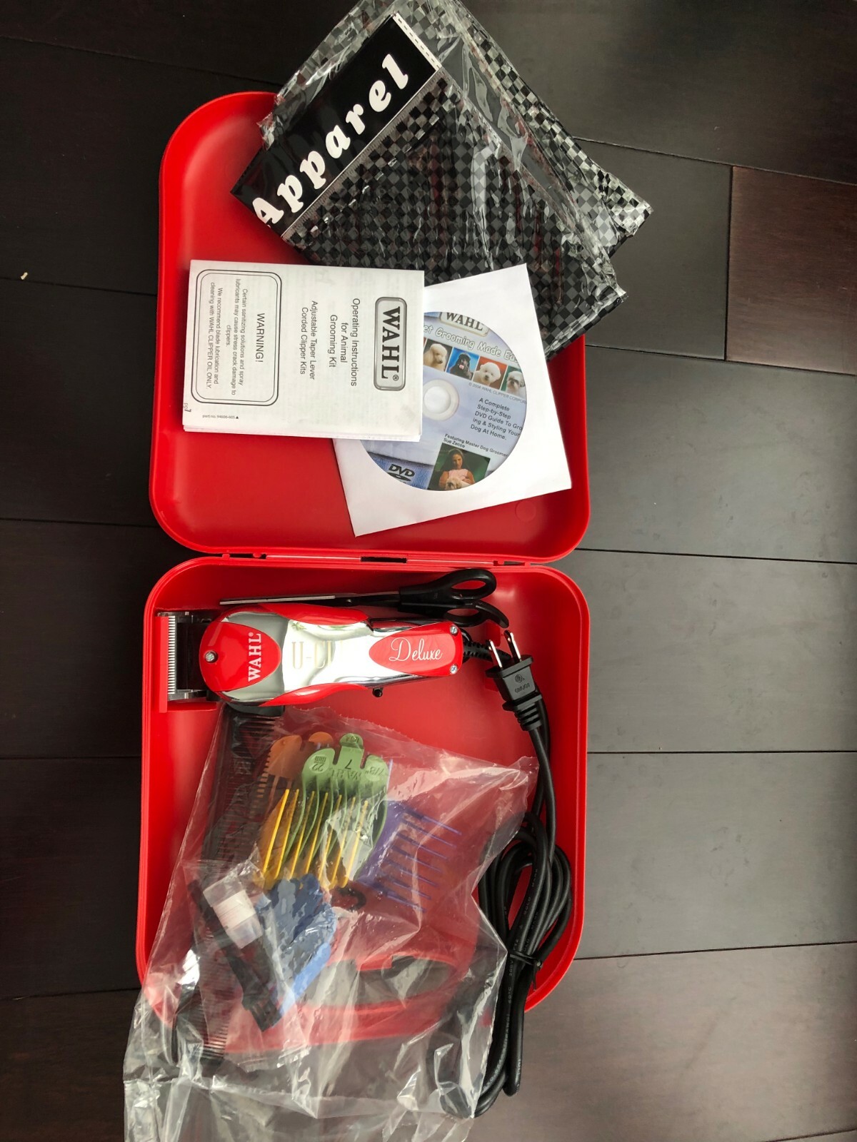 Wahl Professional Animal Deluxe U-Clip Pet Clipper and Grooming Kit (#9484-300)