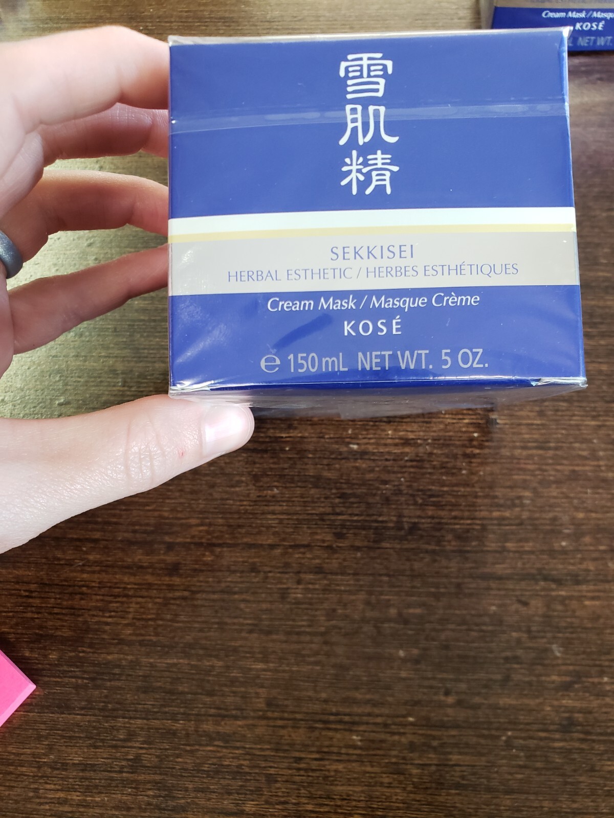 Kose Sekkisei Herbal Esthetic Cream Mask 150 mL Net WT. 5 Oz - Open Box