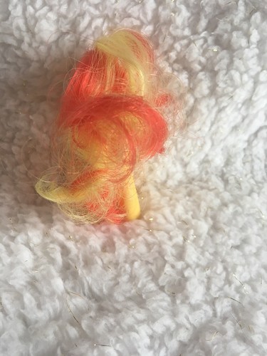 My Little Pony G4 Sunset Shimmer Brushable Hair Figure Yellow Red Orange MLP