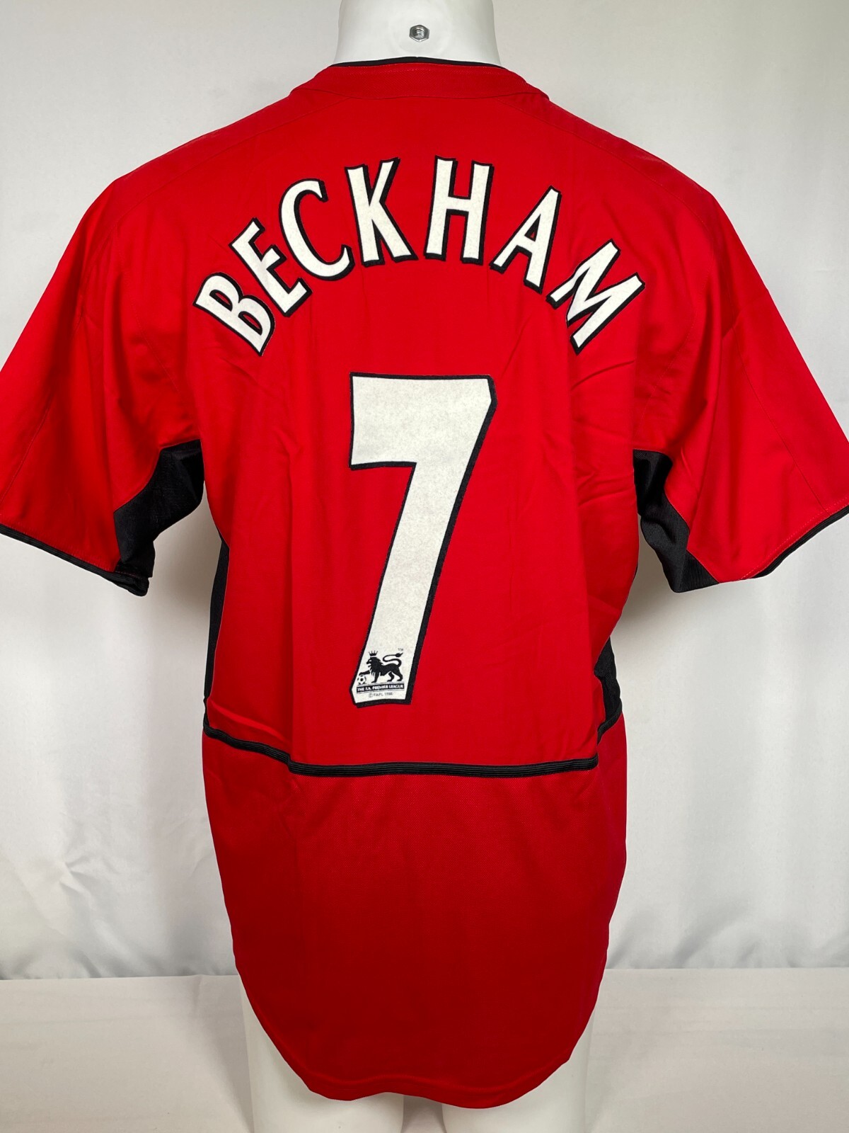 David Beckham #7 Manchester United 2002 Nike Red Football