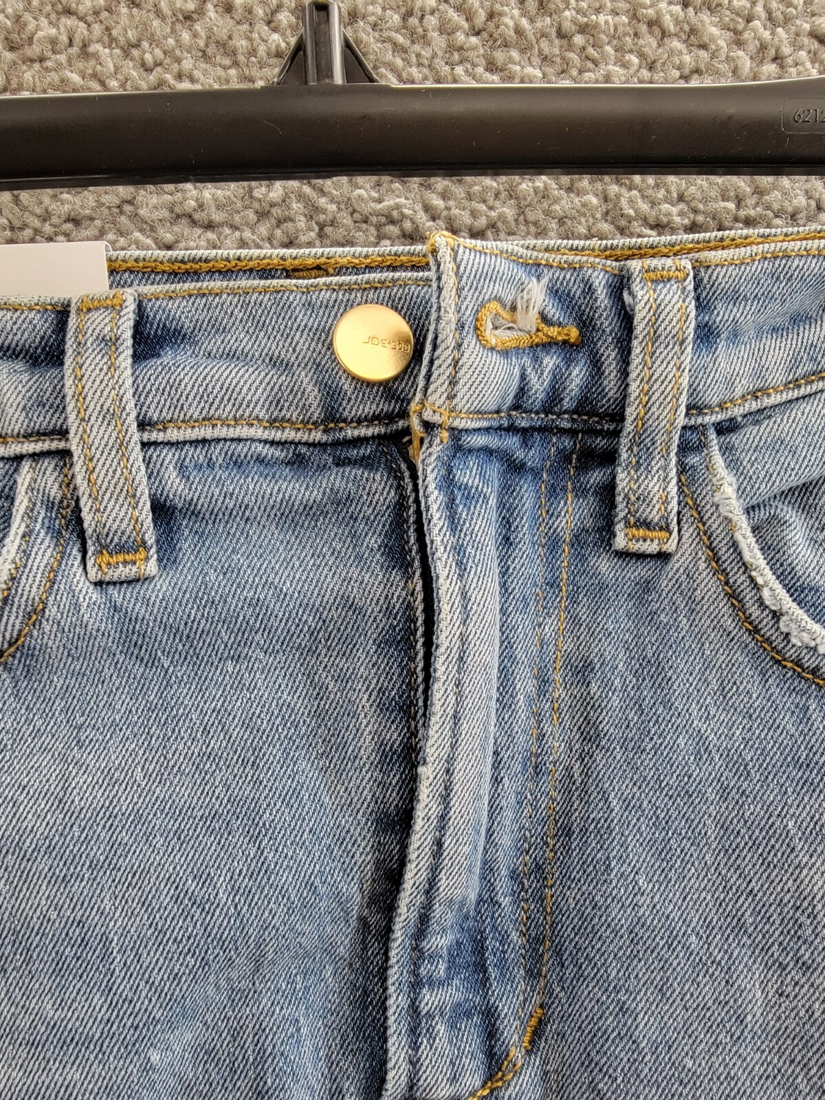 Joe's Jeans The Joplin Denim Skirt Women's 24 Bad Habit Faded Button Zip Closure - Picture 8 of 16