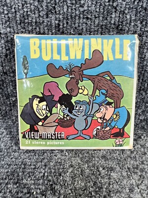 SEALED Sawyer's B515 The Bullwinkle Show Rocky Cartoons view-master Reels Packet