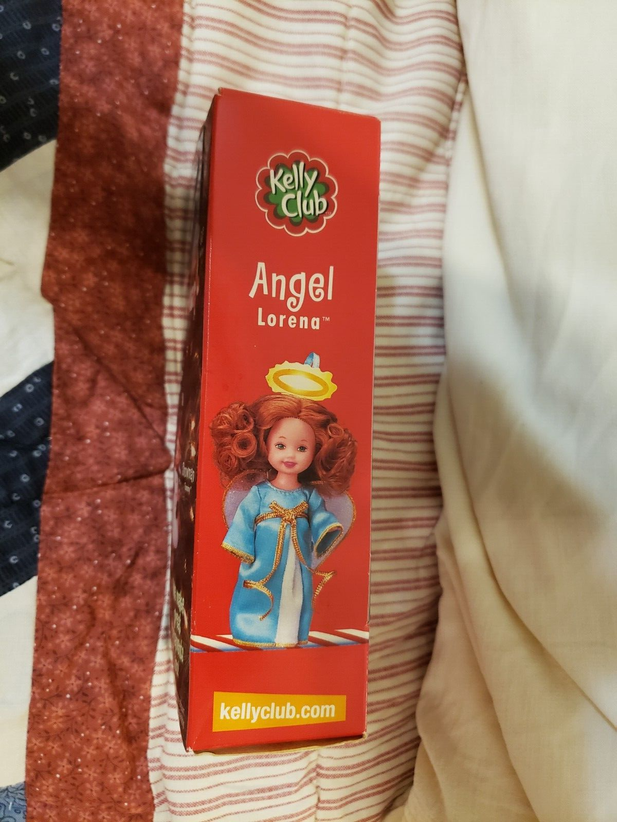 Mattel 2001 Barbie KELLY CLUB ANGEL LORENA Christmas Doll Ornament #50375 NIB!