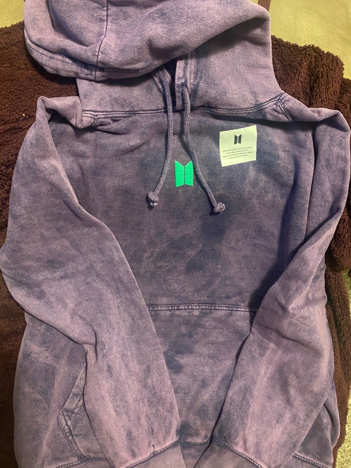 BTS PTD Las Vegas Pop-Up Store Hoodie Size: M Color: Cloud Purple