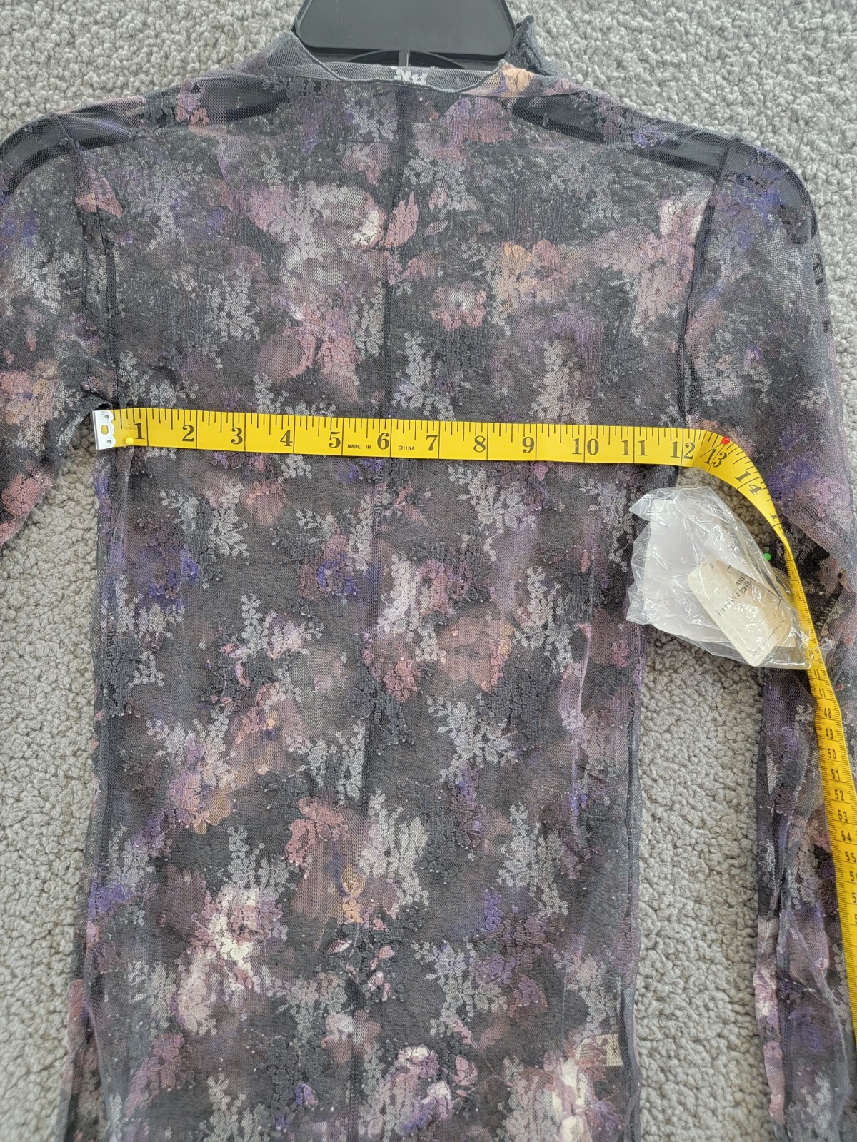 Free People Printed Lady Lux Layering Top Women's XS Night Sky Combo Pullover - Picture 5 of 15