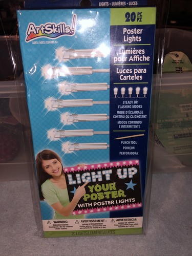 NEW ArtSkills Poster Board Lights, One String Contains 20