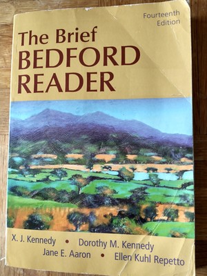 The Brief Bedford Reader Paperback By X. J. Kennedy Fourteenth Edition