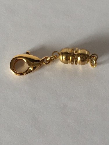 Magnetic lobster claw clasp closure converter set gold tone and silver tone