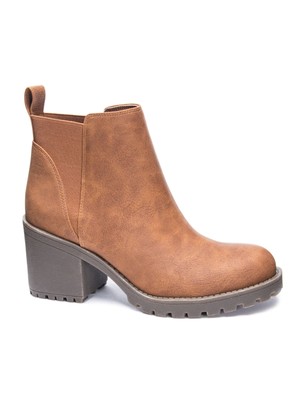 

Женские коричневые ботильоны без шнуровки DIRTY LAUNDRY 1/2 дюйма на платформе Lido Toe Block Heel, Коричневый, LIDO TUMBLED