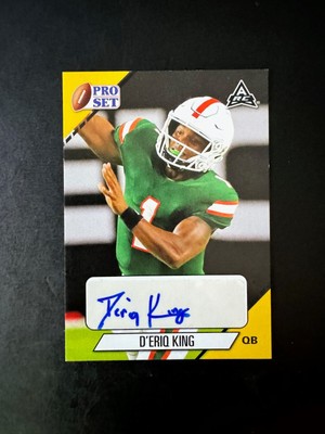 2021 Leaf Pro Set D'Eriq King Rookie RC Auto #PS-DEK