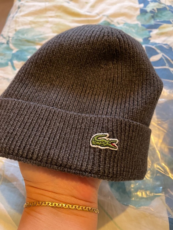 Bonnet Lacoste Noir En Laine ModÃ¨Le Unisexe