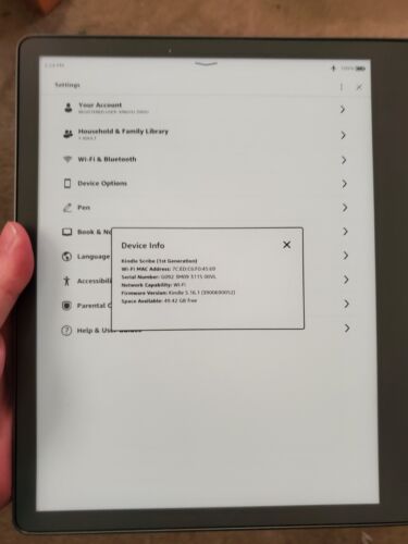 Amazon Kindle Scribe 64GB Firmware 5.16.1 No Ads Premium Pen | eBay Amazon Kindle Scribe 64GB Firmware 5.16.1 No Ads Premium Pen | eBay