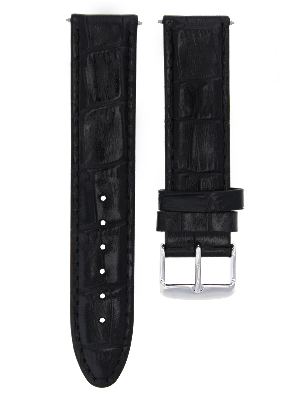 omega 19mm leather strap