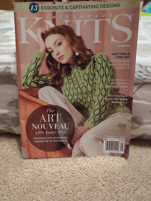 Interweave Knits magazine Spring 2022 The Art Nouveau Issue 