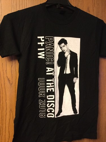 Panic! At The Disco Tシャツ ブラック Panic! At The Disco Tour 2018 Black Shirt. S. | eBay