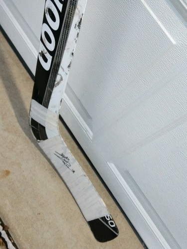 Ninety-nine fifty Sher-wood Goalie Stick Autographs Unknowned Signatures #7 #15