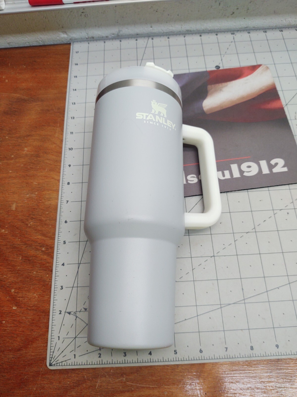 【新品未使用品】STANLEY Adventure Travel Mug Stanley 40 oz. Quencher H2.0 Tumbler Polar Swirl Grey Marble