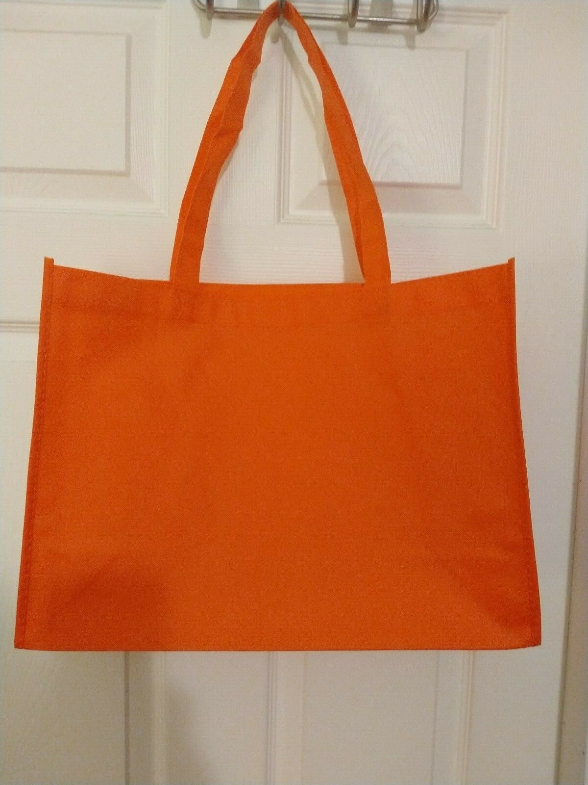 Set of 2 Fabric Tote Bags Grocery Large