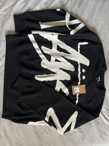 Stussy Stock Sweater Black Holiday 22 | eBay